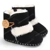 Crianças Inverno Quente Sapatos Newborn Bebê Botão de Neve Moda Versão Coreana Borracha Sola Não-deslizamento Crianças Botas 6 Cores