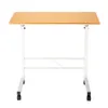 bureau couleur bois poste de travail informatique ordinateur voiture amovible bureau portable mobile réglable en hauteur de chevet