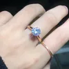 Klasyczne pierścienie palców ślubnych Yhamni Fine Jewelry Rose Gold Pierścienie InLay 8mm 2CT Diamentowe pierścionki z cyrkonią Kobiet Dziewczyna Prezent R170951432347