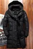 Heren down parkas mannelijke casual zwart uitkleding jassen dikke jas mode puffer jas makeed long winter solid duck phin22
