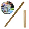 Naturlig organisk bambu halm 19 / 23cm Återanvändbara dricksstrålar för festfödelsedagbröllopsbalk Verktyg Eco Friendly Straw