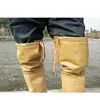 장화 고무 장화 고무 장화 부드러운 낚시 장화 비수 세척 자동차 rainboots galoshes mens 무릎 장화