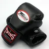 8 10 12 14 oz tvillingar handskar kickboxningshandskar läder pu sanda sandsäck träning svarta boxhandskar män kvinnor guantes muay thai284236u