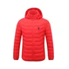 Ishine 2019 inverno aquecimento aquecedor jaquetas homens mulheres inteligentes termostato puro cor capuz aquecido vestuário de esqui casaco de inverno