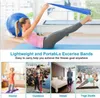 1.5m Kleur Elastische Band Yoga Pilates Strap Sling Outdoor Gym Apparatuur Sport Gym Arm Band Rubber Stretch Resistance Oefening Fitness Band