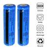 New 2x 18650 Battery 3000mAh 3.7v BRC Li-ion Rechargeable Battery for Flashlight + 18650 Dual Charger