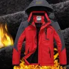 2019 mens vinter varm fleece utomhus vattentät jacka sportrock för vandring camping trekking skidåkning manliga jackor