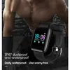 ID116 Plus Smart Watch Bracciali Fitness Tracker Frequenza cardiaca Contapassi Monitor di attività Bracciale per iPhone Telefono Android