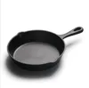 Gjutjärn non-stick 14-26 cm stek stekning platt panna gasinduktion spöken järnpott äggpannkaka kök matsalverktyg cookware200w