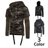 Militare Men039s Abbigliamento Camouflage Army Combat Casual Tshirt Uomo Camo Con cappuccio Manica lunga Top Caccia Tattico Tee Top C19042422489