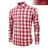 Männer Casual Hemden 2021 Männer Hemd Männer Hohe Qualität Baumwolle Plaid Social Alertory Camisate Tommis Sergio K Shirts12755