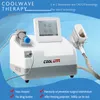 2 em 1 recente gordura terapia de ondas de choque radial CoolWave congelação máquina weigth corpo perda de alívio da dor de emagrecimento por ondas de choque