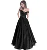 Vestidos de Noche para mujer, chaleco Sexy sin mangas, vestido largo liso de encaje sexi con tirantes para fiesta, vestido largo elegante vintage vestidos252i