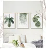 Nordic Simple Living Room Decorative Paintings Restaurant Bedroom Small Fresh Hanging Picture Point Wall Painting Green Planting