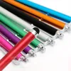 Universal Metal Touch Screen Pens Pens Capacitive Pen مع مقطع لجهاز الكمبيوتر اللوحي للهاتف الذكي