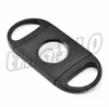 Plastica Acciaio inossidabile Doppie lame Tagliasigari Coltello Forbici Accessori per sigari Strumenti per sigari in acciaio inossidabile IA5174578586