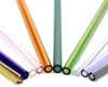 Cannuccia colorata all'ingrosso del vetro di cocktail del borosilicato Lunghezza 20cm Cannuccia dello stretto 8mm per il partito Liberi la nave