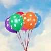 100pcs/lot Colorful Polka Dot Balloons Thicken Latex Balloons Inflatable Air Balls Wedding Birthday Festival Party Balloon Decor DBC BH3119