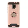 FOXXD MIRO / L590A TPU + PC Materiaal Hybride Dual Layer 360 Graden Roterende Ring Houder Kickstand Drop Defender Case voor Alcatel Fierce 4/5060