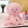 Juguete de peluche de pulpo de 25cm-60cm, muñeco de animales marinos de simulación encantadora, tentáculos suaves para bebés, accesorios para el hogar, muñecos bonitos, regalos para niños