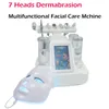 7 i 1 Hydra Dermabrasion Aqua Peel RF Bio-lyftkall Hammer Oxygen Facial Spa Utrustning Hydrovatten Microdermabrasion Machine