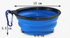 18 Colors Feeders Collapsible Dog Pet Folding Silicone Bowl Outdoor Travel Portable Puppy Food Container Feeder Dish8593208