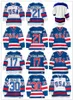 1980 Team USA 하키 유니폼 30 Jim Craig 21 Mike Eruzione 17 Jack O'Callahan 1980 Year Miracle USA 빈티지 하키 저지 화이트 블루 S-3XL