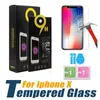 Pour iPhone 12 Pro Max Mini 11 XS MAX XR 8 Plus 0,26mm 2.5D Tempéra Verre Screen Screen Protector pour Samsung A20 A30 A50 A70 J7 2018