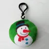 Porte-clés pendentif de noël, 25 Styles, père noël, bonhomme de neige, arbre imprimé, jouets en peluche, jouets pour enfants, cadeaux de décoration de noël