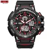 BRW Relojes para hombre Marca Deportes al aire libre Relojes Moda Casual Cuero Hombres Relojes Reloj digital Reloj Hombres Relogio masculino Envío de la gota