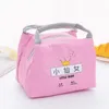 Lunch Bag For Women Girl Kids Children Cartoon Cute Thermal Insulated Lunch Box Tote Container Picnic Bag Milk Bottle Pouch LX1823