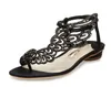 Sophia Webster Thong Flat Sandals Real Leather Dames Gladiatoren Rhinestone Rome Style Cozy Sandal3791236