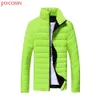 1 pc M-3xl casaco de inverno outono de algodão quente barraca de algodão slim zip casaco sólido outwear jaqueta broadcloth plus tamanho z1105 sh190916