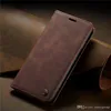 Luxury Magnetic Flip Leather Case för iPhone 14 13 12 11 Pro Max XR XS 6S 7 8 Plus X Full Body Business Back Cover Samsung S10 S9 S8 S7 Plus