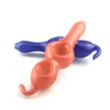 Nieuwe 5 inch glazen buizen met 2 kommen dikke pyrex kleurrijke glazen lepel hand roken pipe bubbler mini kleine blauw rood roken accessoires