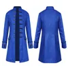 Moda: giacca in broccato gotico Steampunk vintage soprabito vittoriano giacca vintage maschile