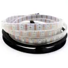 5V 72LEDs / m APA107 Digital Pixel RGB LED Strip 5050 SMD Neon Flexible Tape Christmas TV Light Adressable, 5M / Roll, PCB blanc, IP67 étanche