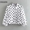 polka dot tops for women