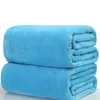 70*100cm Warm Flannel Fleece Blankets Soft Solid Blankets Solid Bedspread Plush Winter Summer Throw Blanket for Bed Sofa DH0426