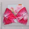 Festival Party Children Color Diamond 8 Inch Hair Bows Barrette Large Jojo Siwa Bowknot Hairpin Accessories 7 2gf Ww