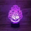 2019 New 3D Magical School Witchcraft 7 Color Change Night Light Table Art Home Child Bedroom Sleeping Decor Xmas Gift7811267