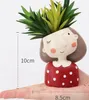 Estilo Flower Planter Europeia suculentas plantas Planter Pot Mini Cactus Flower Pot Home Decor Craft KKA7521