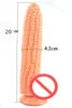 Большие анальные Заглушки дилды на присосок поддельного пенис кукурузного Dick секс игрушка для женщин поверхности частиц Вагина Стимулировать анальный дилдо