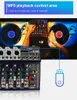 Portable Mini 7 Channels Digital Audio Interface Mixer Console with USB Bluetooth for Night Club DJ Home Studio PC Computer Laptop