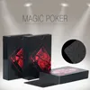 Ny kvalitet plast PVC Poker Waterproof Black Playing Cards Creative Gift Dutble Poker Spela Cards5071883