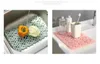 Anti-skid Bath Mats for bathroom Candy color love free splicing splice shower mat