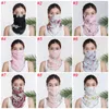 ABD Stok Ucuz Kadınlar Eşarp Yüz Yaz Güneş Koruma İpek şifon Mendil Açık Windproof Yarım Yüz Toz geçirmez Eşarplar FY6129 Maske