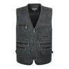 5XL 6XL 7XL New Male Casual Summer Big Size Gilet senza maniche in cotone con molte 16 tasche Uomo Multi Pocket Fotografia Gilet T190828