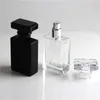 50 ml Helder Zwart Draagbare Glazen Parfum Spray Flessen Lege Cosmetische Containers Met Verstuiver Voor Reiziger JXW467