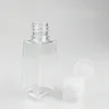 Désinfectant pour les mains jetables bouteilles PET en plastique transparent Flip Over liquide savon bouteille mini maquillage conteneurs Portable 60 ml 0 6sx E19